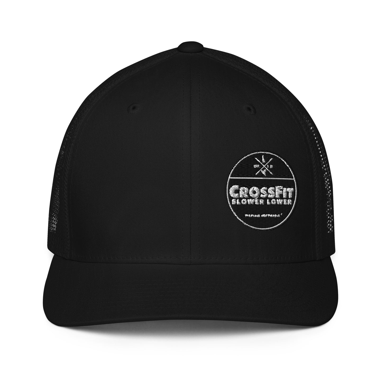 Closed-back trucker cap
